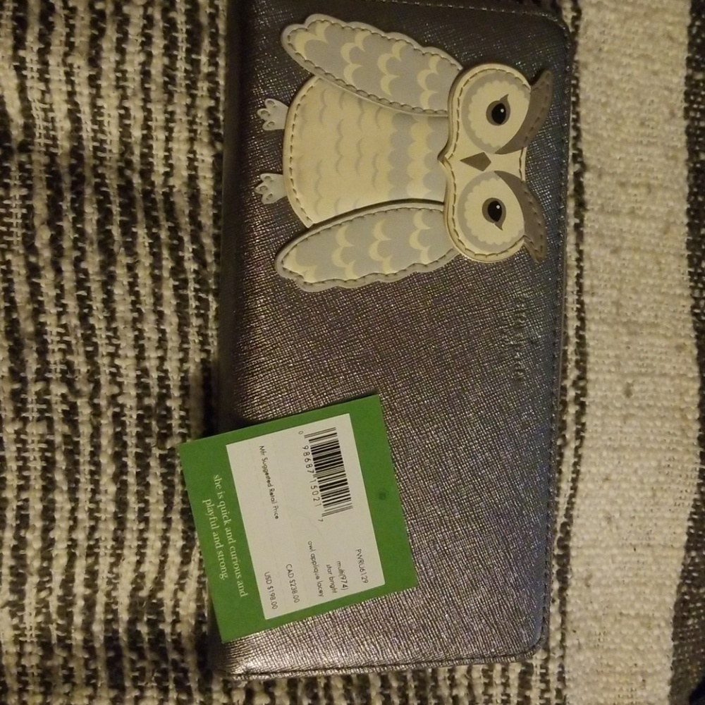 Kate Spade Owl Lacey Wallet NWT